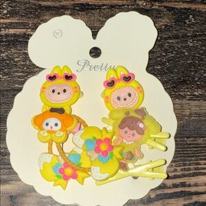 3for20❤️ Sanrio Yellow Cartoon Character Hair Clips